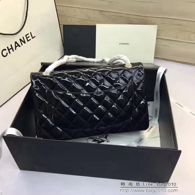香奈兒CHANEL 升級版A1113全新經典金銀鏈條單肩斜挎包 DSC1019